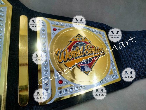 Miami Merlins MLB Championship Belt 2mm Brass - Picture 4 of 5