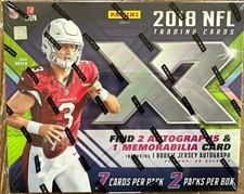 2018 PANINI XR FOOTBALL HOBBY BOX
