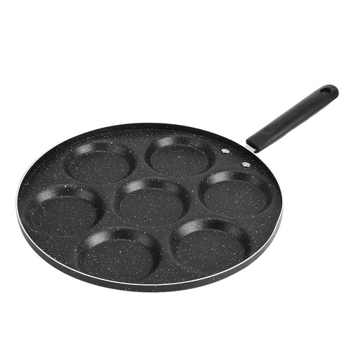 7 Holes Frying Pan Non Stick Cooking Pan For Home Kitchen CBK - Picture 15 of 24