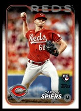 2024 Topps #365 Carson Spiers Cincinnati Reds Baseball Card