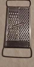 VTG "ALL IN ONE" PAT. PENDING. 30'S ALUMINUM METAL GRATER ZESTER FARMHOUSE DECOR