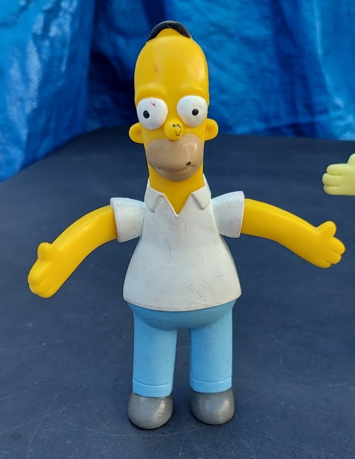 Lot Of 4 Poseable Homer Simpson Variants The Simpsons Gorilla