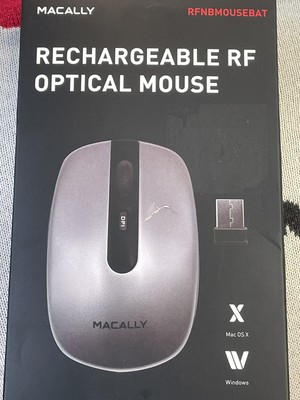Wireless RF Optical Mouse - Rechargeable  - Macally