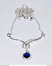 Collier en Argent 925/1000ème et Pierres