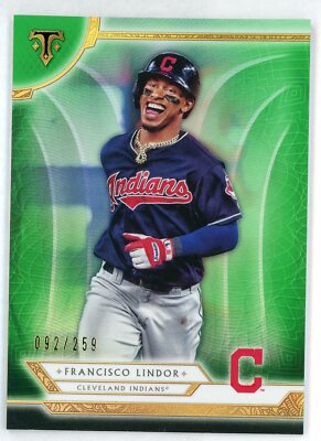 Francisco Lindor 2018 Topps Triple Threads Serial #d 92/259