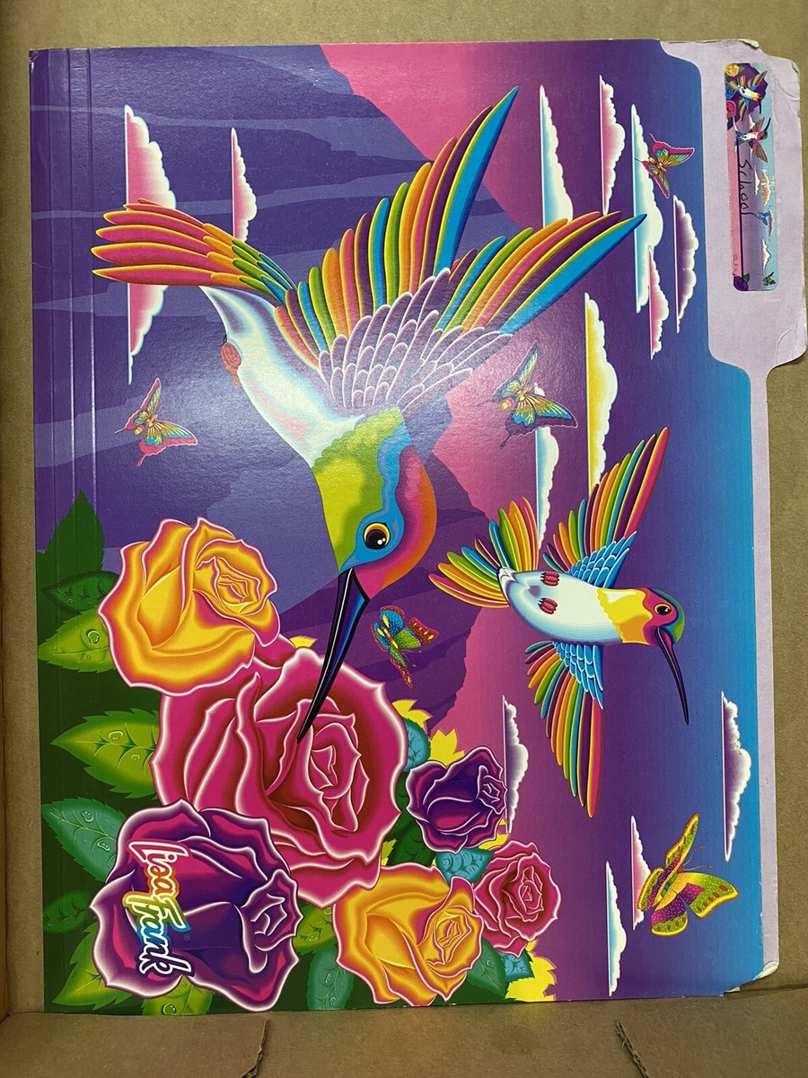 Vintage Lisa Frank File Folder Hummingbird | eBay