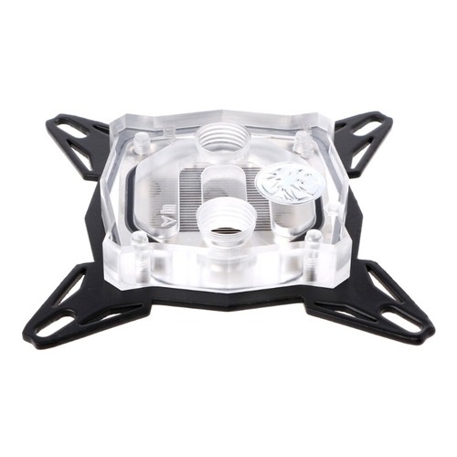Water Cooling Block G1/4" Thread Copper Base Waterblock for 775 1150 CPU - Photo 8/8