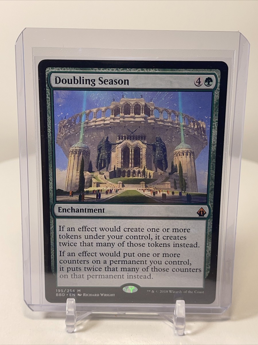 Magic Gathering-MTG-Doubling Season-Battlebond-PACK FRESH-NON FOIL | eBay