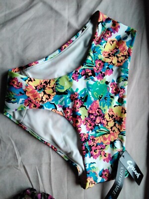 Gossard Hot Tropics Bikini Bottoms Size Uk XS 8