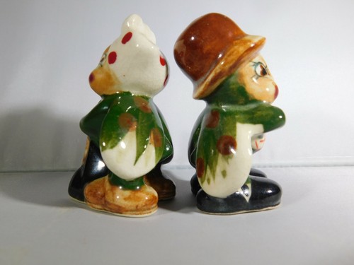 Pair of Occupied Japan Winged Bee or Flying Bug People Characters - Picture 3 of 7