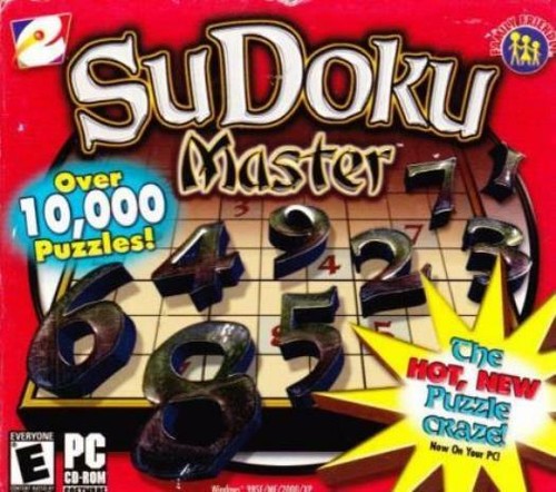 EGames Sudoku Master PC CD Sort Order Numbers Symbols In 3x3 Grid 
