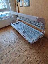 Solarium Sonnenbank, Gesichtsbräuner, Saunalux, weiß