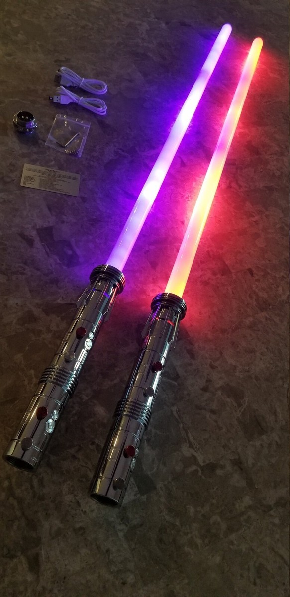 Maul Xeno Pixel V3 Saber Color Change Lightsaber RGB Removable SD
