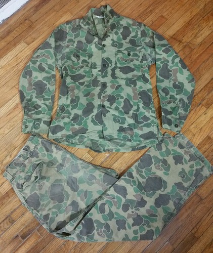 Vintage 1950s Sears Duck Frog Camo 