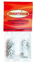 100 Stainless Steel Washers to fit 2-56 Screw-In Rivets For Customs Restorations