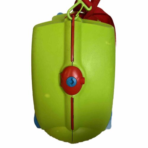 Trunki Suitcase Melissa & Doug Kids Ride On Wheeled Luggage Green w/ Blue Horns - Picture 5 of 8