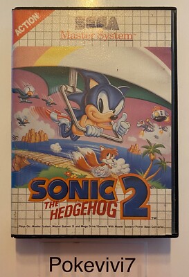 JEU SEGA MASTER System Sonic The Hedgehog 2 ★ Boîte Sans Notice ★ Non