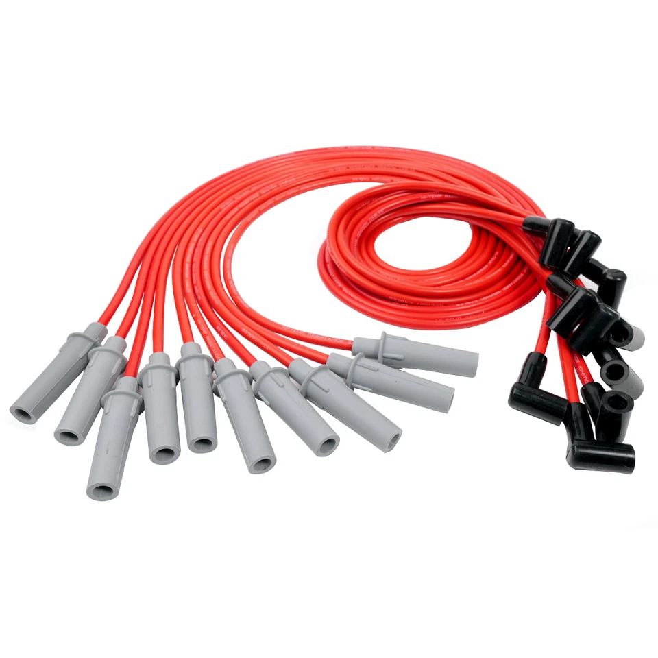 1*Red Ignition Spark Plug Wires Set For 1990-2003 Dodge 1500 2500 3500 Truck Van - Image 4 of 4