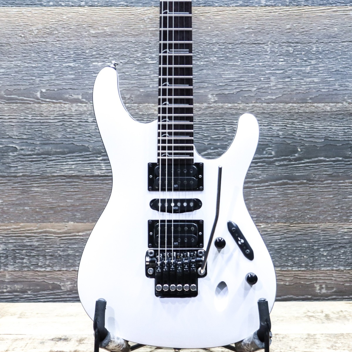 Ibanez S570B S Series HSH ZR Tremolo Infinity Pickups White El  