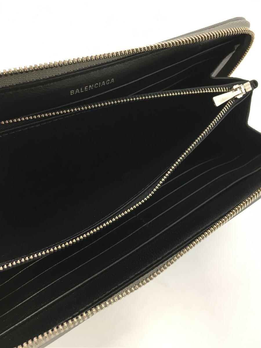 Balenciaga long wallet silver plain women's lengt… - image 6