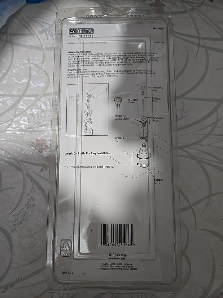 Delta RP1001 SS Classic Soap / Lotion Dispenser eBay