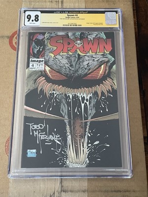Spawn #4 CGC 9.8 SS Todd McFarlane 1992