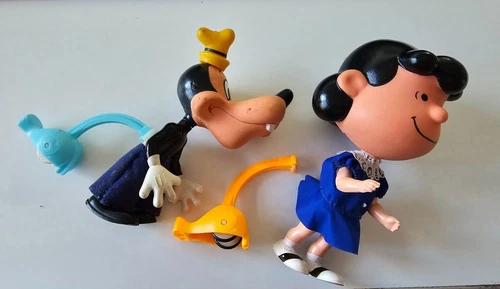 Mattel  Lucy and Goofy  Skediddlers 1968