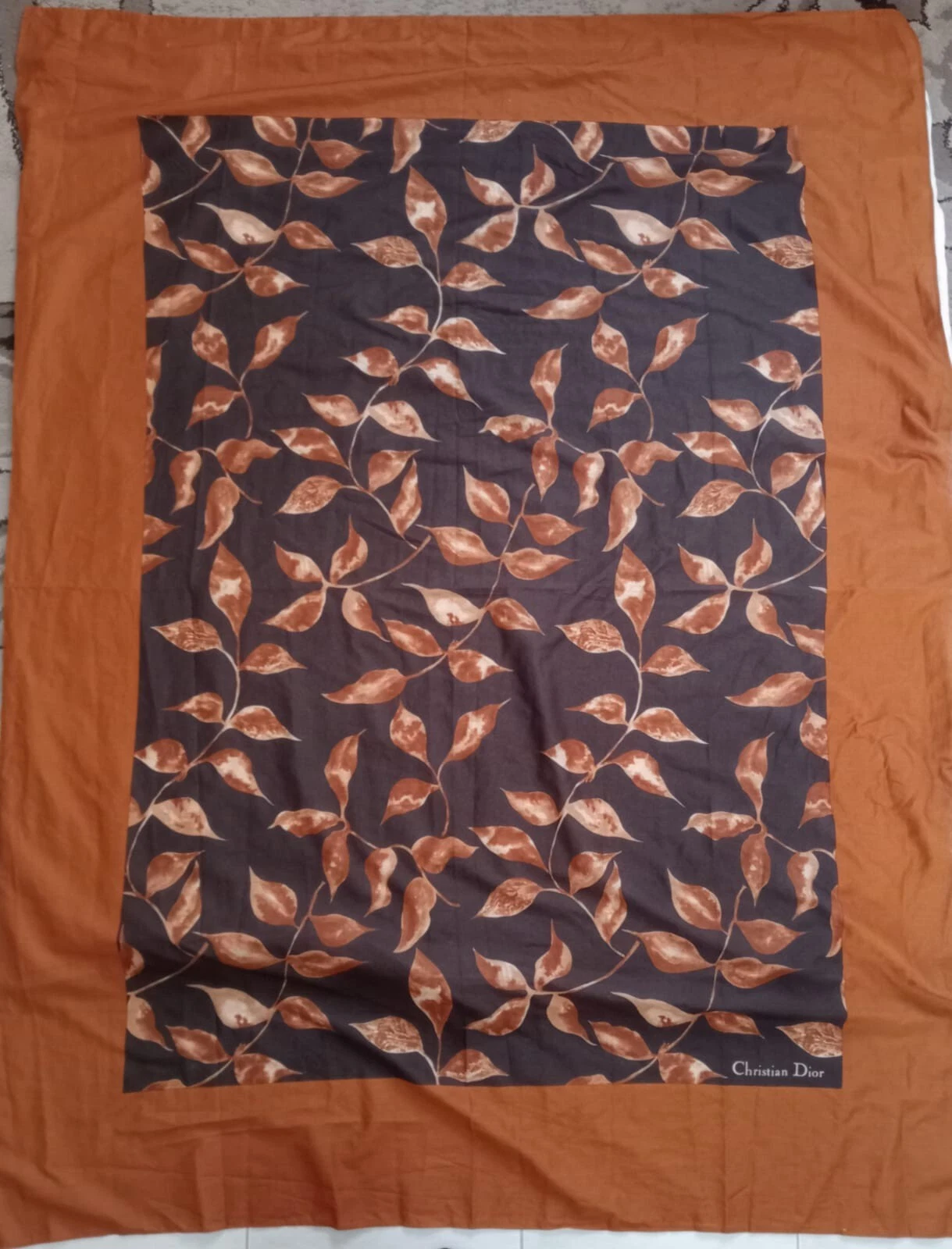 Y# Foulard paréo coton Christian Dior a tache 60/44 pouces