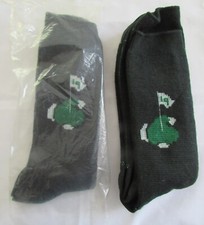 Sears Roebuck Vintage Golf Theme Socks USA 2 Pairs Size 10-13