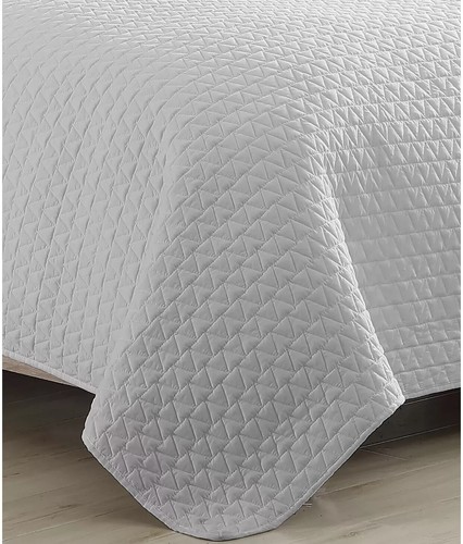 ED Ellen DeGeneres Washed Solid 3 PIECE KING Quilt Set NEW - Picture 3 of 5