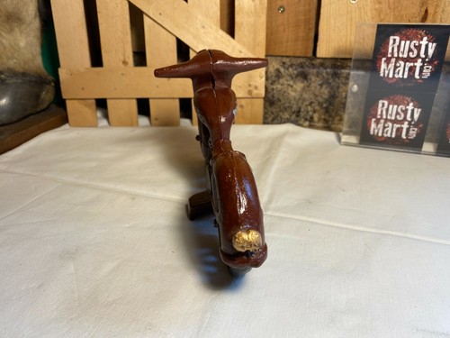 Vintage Cast Iron Patrol Motorcycle - Picture 4 of 6