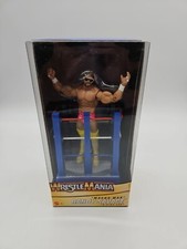 Mattel Macho Man Randy Savage 6 inch Action Figure WRESTLEMANIA In RING Cart New