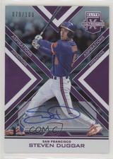 2016 Panini Elite Extra Edition Aspirations Purple 79/100 Steven Duggar Auto w3h