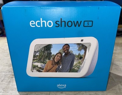 Amazon Echo Show 5 (3rd Gen 2023 release) Glacier White, Alexa