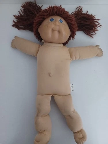 Vintage Cabbage Patch Kid brown hair blue eyes