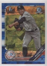 2019 Bowman Chrome Draft Sapphire Edition Blue 7/99 Jake Agnos #BDC-72 4l3