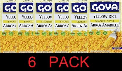 GOYA Yellow Dry Rice Spanish Style MIx 7 oz Box - 6 PACK