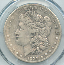 Carson City Grade VF 25 1889 Year Morgan US Dollars (1878-1921