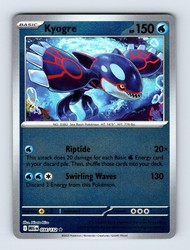 Kyogre 034/132 Mega Evolution Reverse Holo Rare