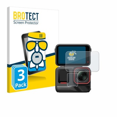 3x Panzerfolie Schutzglas matt für Insta360 Ace Pro 2 Displayschutz