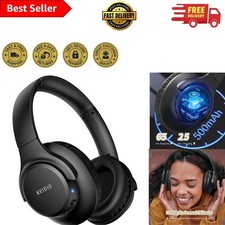 Lightweight Bluetooth Headset with Microphone - 65 Hours Deep Bass Playback