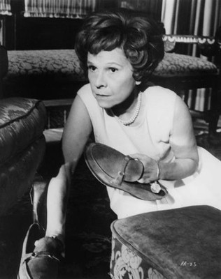 Ruth Gordon holds shoes a scene from movie What Ever Happened to Au- Old Photo