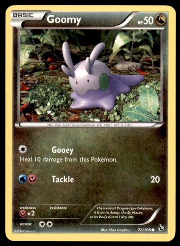2014 Pokemon XY Flashfire Goomy English #72