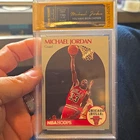 NBA Hoops 1990-91 Michael Jordan #65 Chicago Bulls PSA Graded Base Card