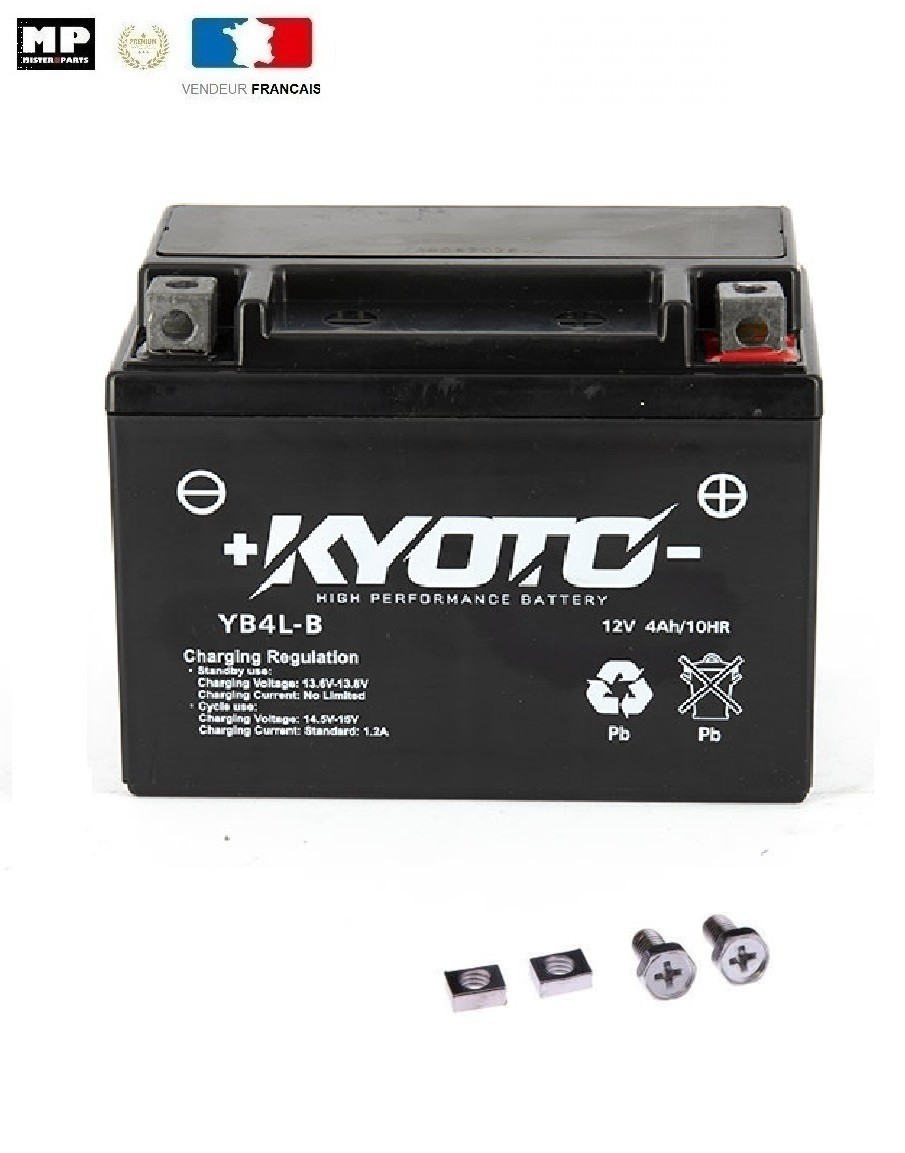 Batterie Gel YB4L-B Aprilia Amico 50 1993-1998, haute résistance antichoc 7074123