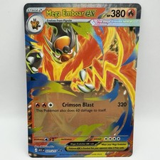 Mega Emboar EX 031/217 Pokémon ME: Ascended Heroes Double Rare Holo 2026 NM
