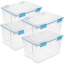 Sterilite 54 Quart Gasket Box, Stackable Stor...