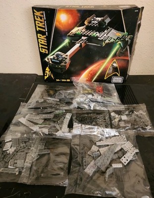 Mega Bloks Star Trek Original Series Klingon D7 Battle Cruiser DPH80 READ OPEN