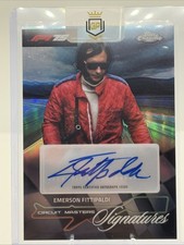 2025 Topps Chrome Formula 1 F1 Emerson Fittipaldi Autograph #CMS-FIT