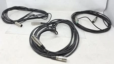 (Lot of 3) Switchcraft Mic Cables 24ft, 2x25ft w/3-pin XLR Male/Female Connector